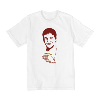 Nome do produto Camiseta infantil (2 a 8 anos) Guido AMOR DE DEUS