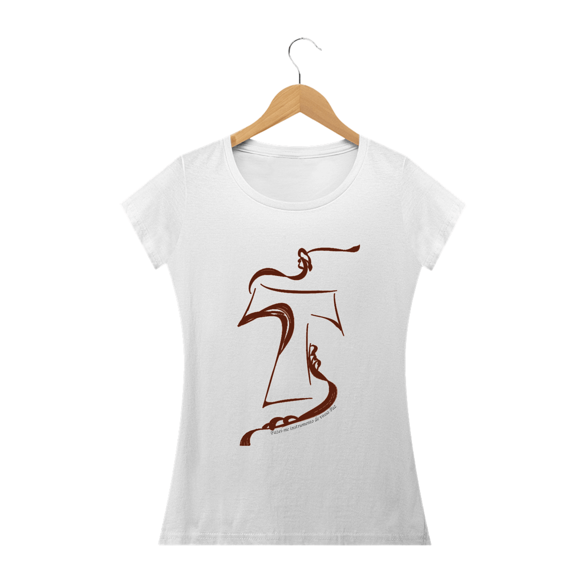 Nome do produto: Camiseta Cruz de São Francisco - TAU