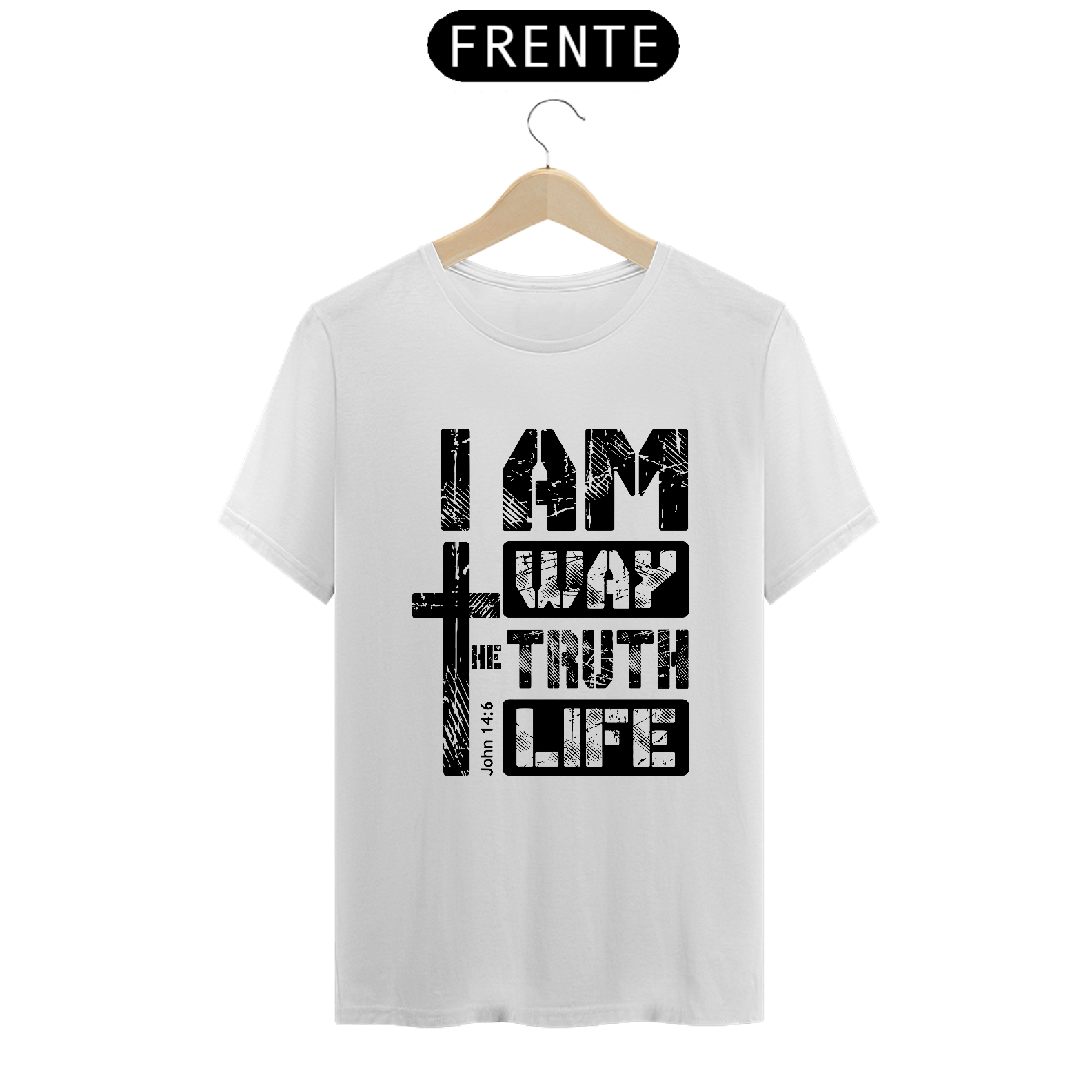 Camiseta unissex O Caminho a Verdade e a Vida