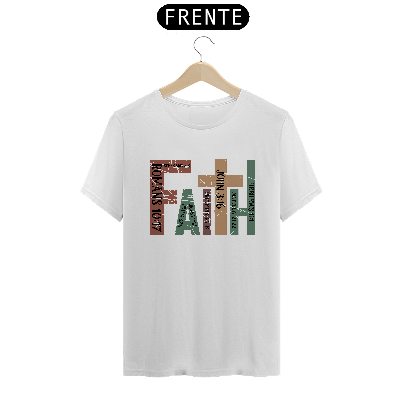 Camiseta unissex FÉ