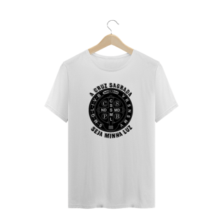 Nome do produto Camiseta Cruz  / Medalha de São Bento