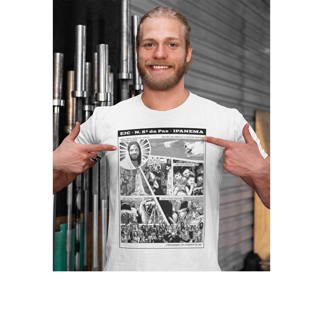 Nome do produto: Camiseta Masculina EJC N Sa da Paz Ipanema