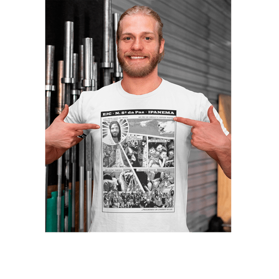 Camiseta Masculina EJC N Sa da Paz Ipanema