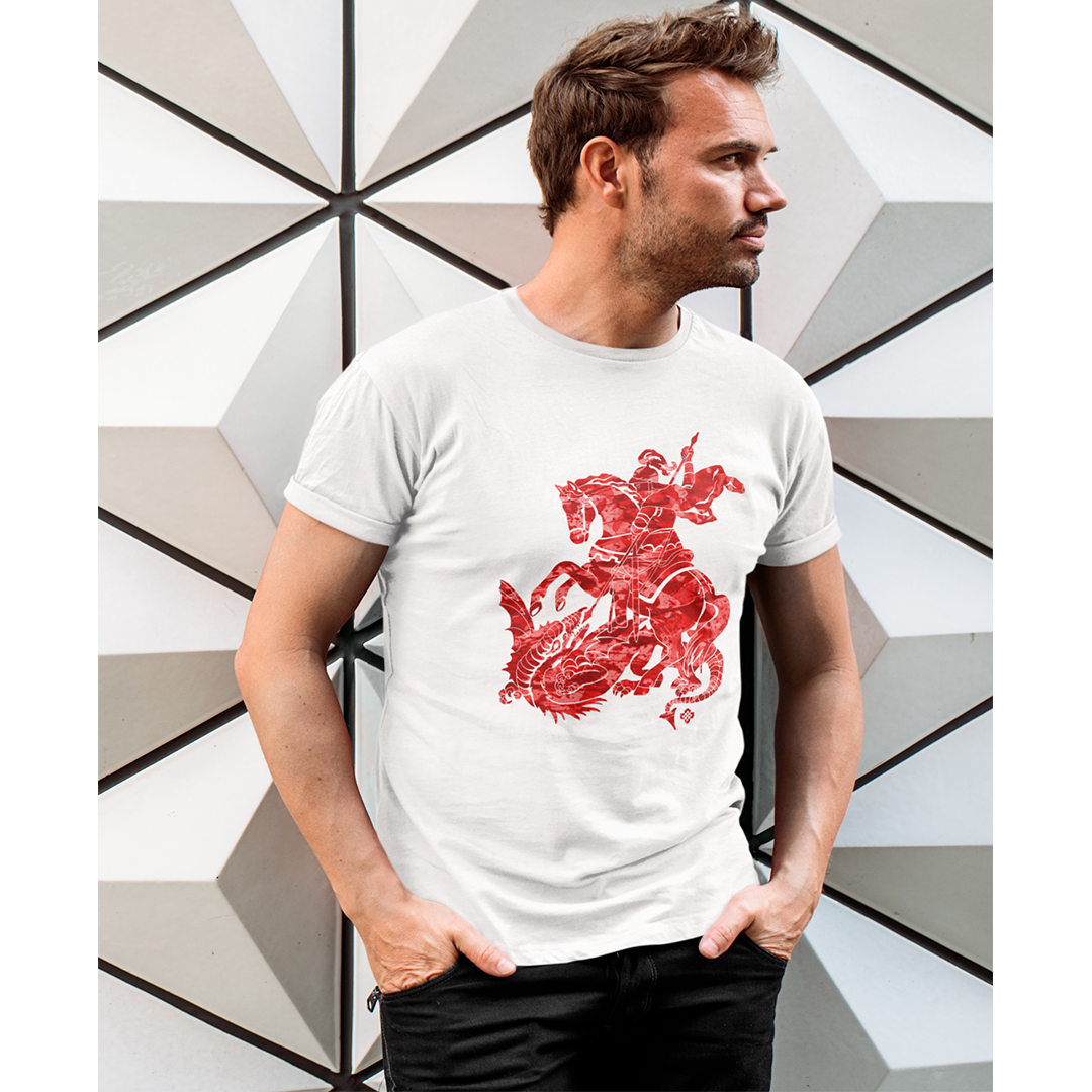 Nome do produto: Camiseta Masculina São Jorge
