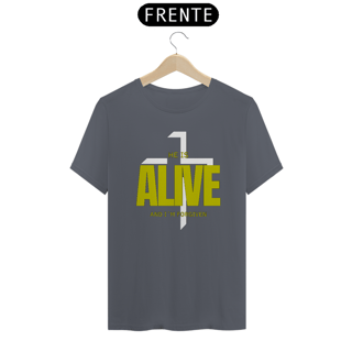 Nome do produto Camiseta Ele está vivo e eu perdoado(a)