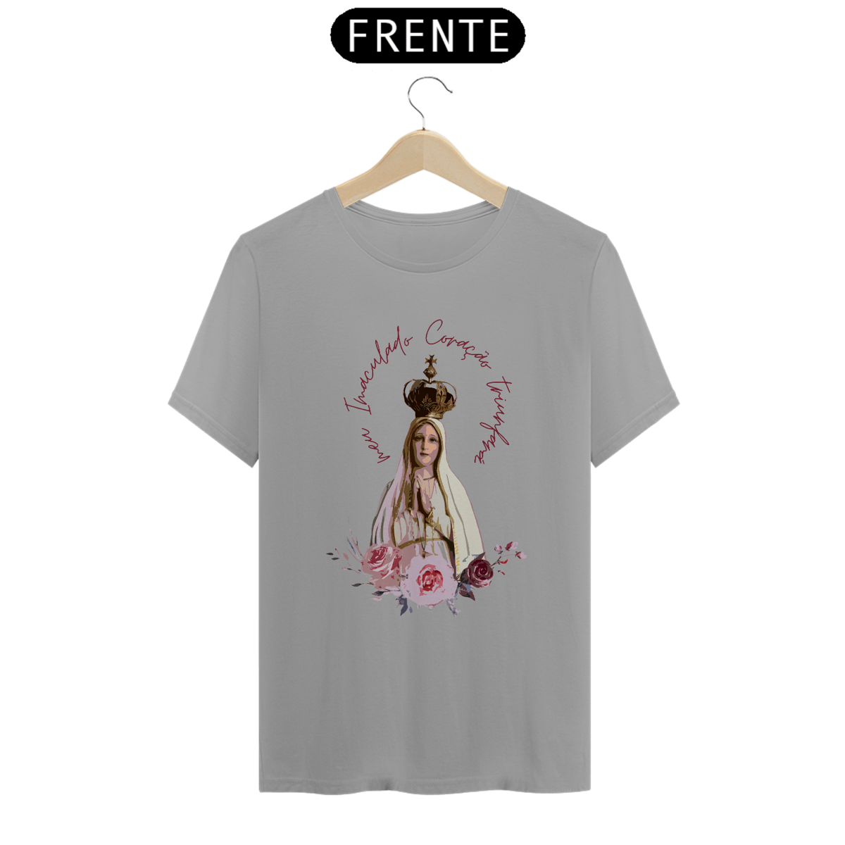 Nome do produto: Camiseta Nossa Senhora de Fátima