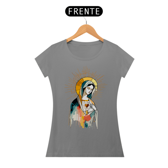 Camiseta pintura de Nossa Senhora