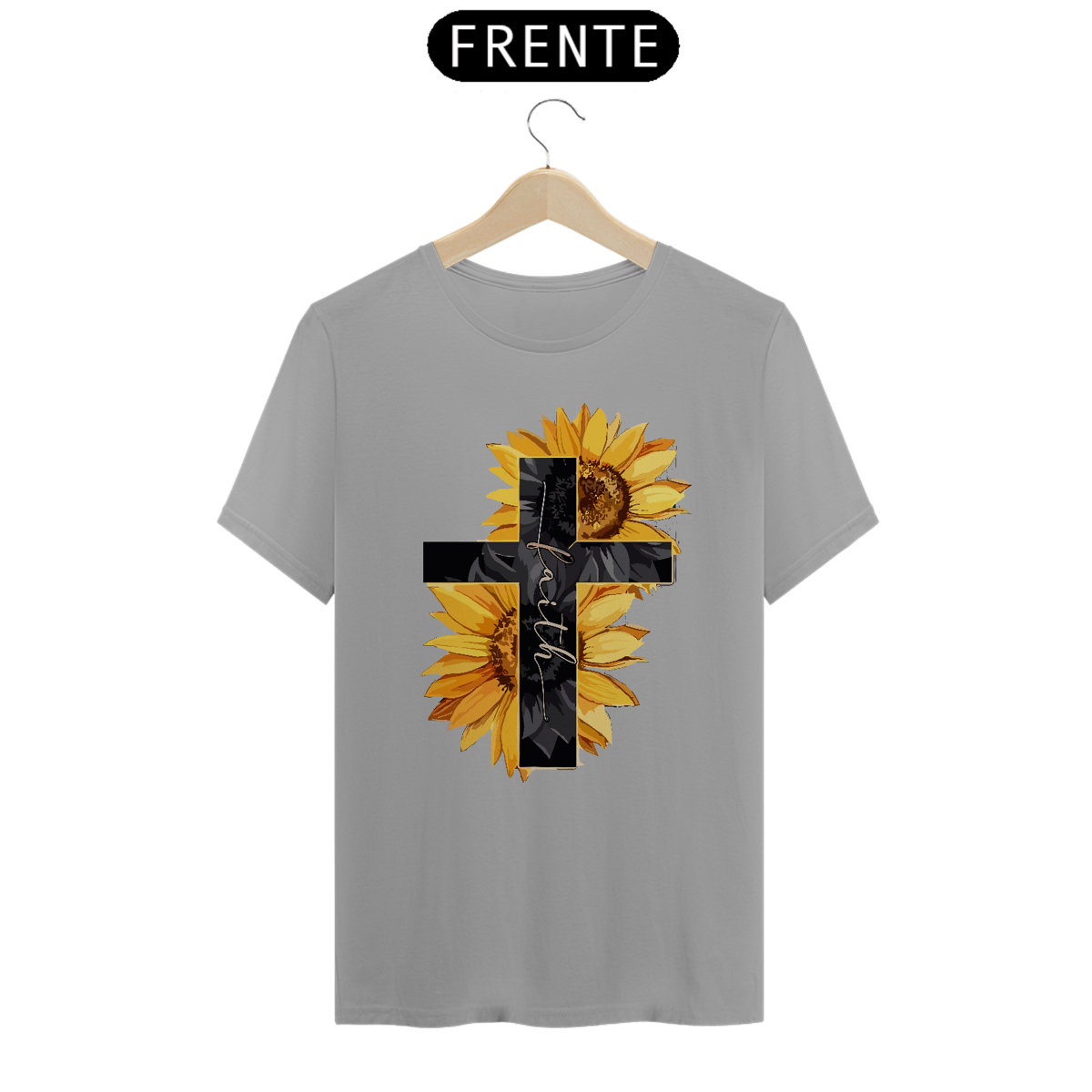 Nome do produto: Camiseta FÉ