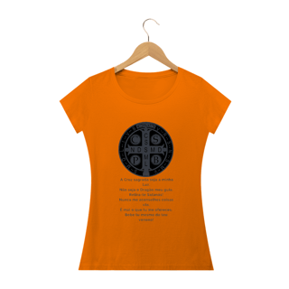 Nome do produto Camiseta Cruz e Oração de São Bento