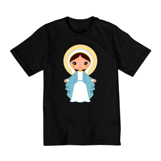 Nome do produto Camiseta infantil da Virgem Maria