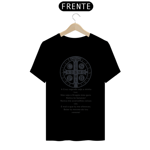 Camiseta Cruz e Oração de São Bento