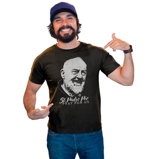 Camiseta Masculina São Padre Pio