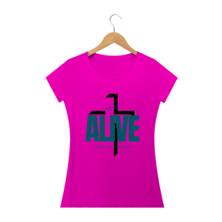 Nome do produto Camiseta Ele está vivo e eu perdoada(o)