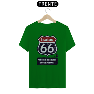 Nome do produto Camiseta ISAIAS 66. 