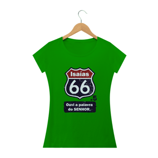 Nome do produto Camiseta ISAIAS 66. 