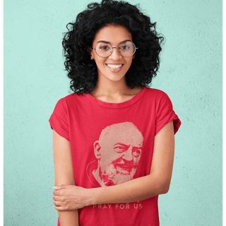 Camiseta Feminina São Padre Pio