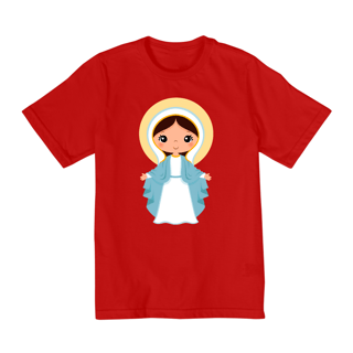 Nome do produto Camiseta infantil da Virgem Maria