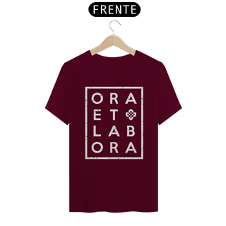 Nome do produto Camiseta Ora Et Labora - Reza e Trabalha