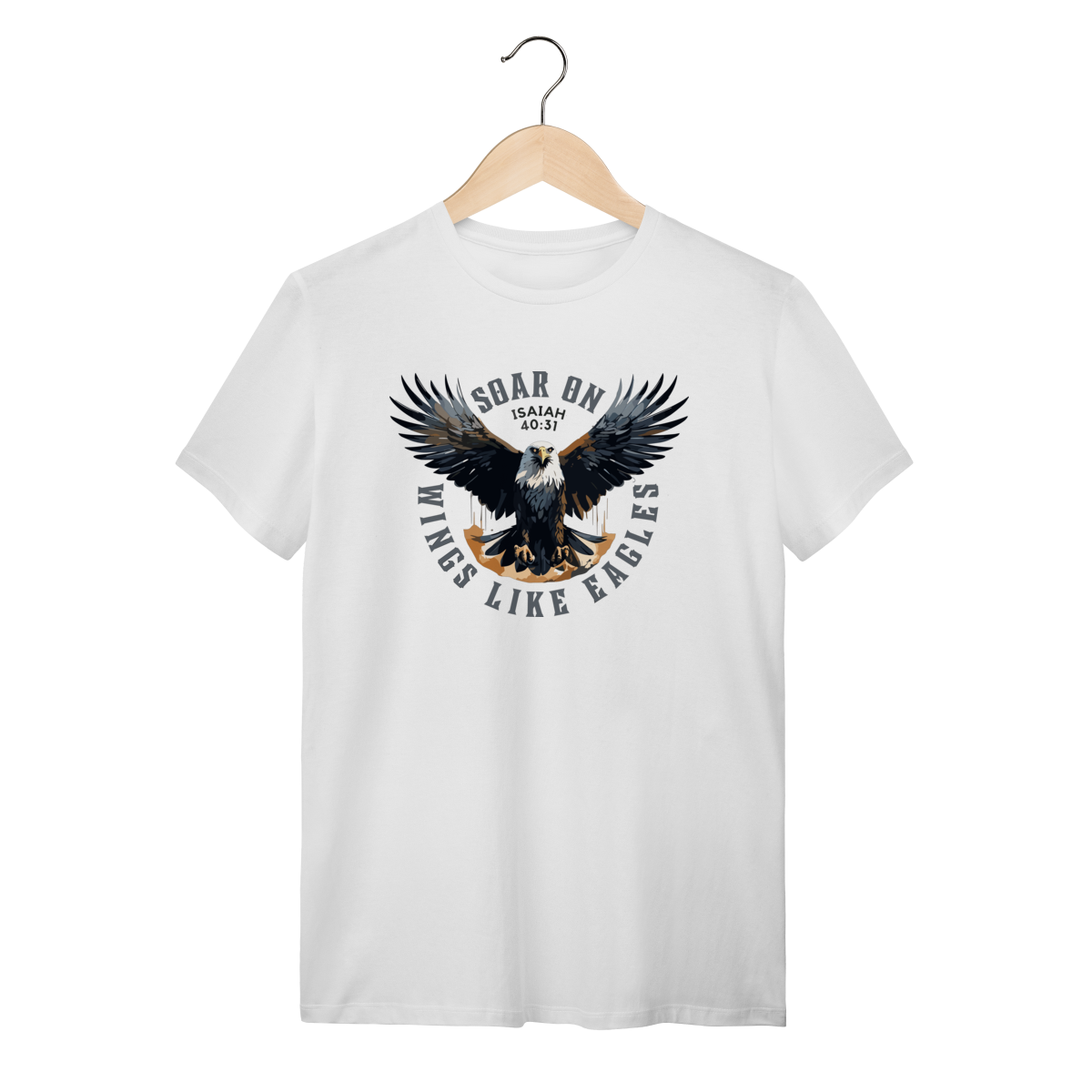 Camiseta unissex COMO AS ÁGUIAS - Isaias 40:31