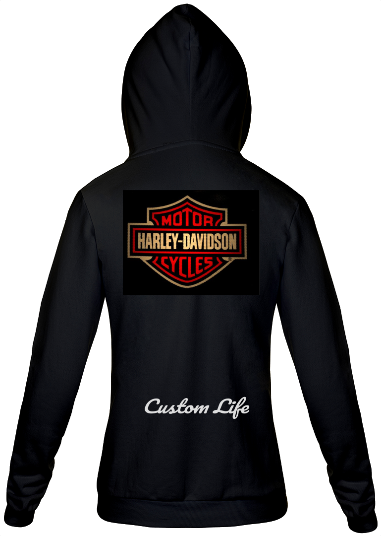 Nome do produto: Casaco Harley moletom Feminino Custom Life