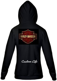 Nome do produtoCasaco Harley moletom Feminino Custom Life
