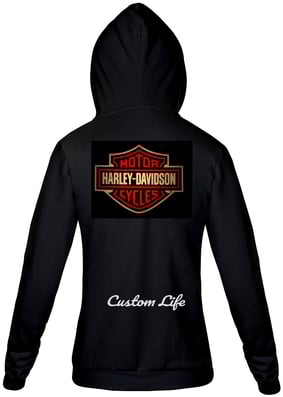 Casaco Harley moletom Feminino Custom Life