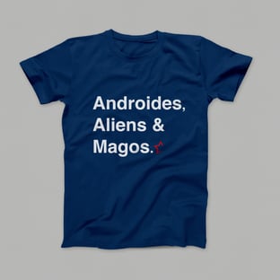 Nome do produtoCamiseta Androides, Aliens & Magos 3