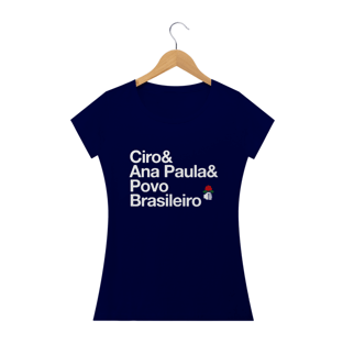 Nome do produtoCamiseta Feminina Ciro & Ana Paula