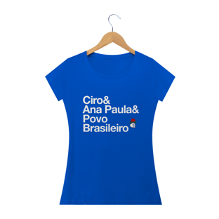 Nome do produtoCamiseta Feminina Ciro & Ana Paula