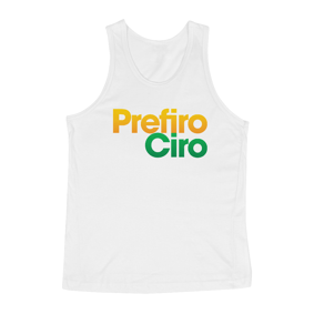 Nome do produto  Camiseta Regata Prefiro Ciro