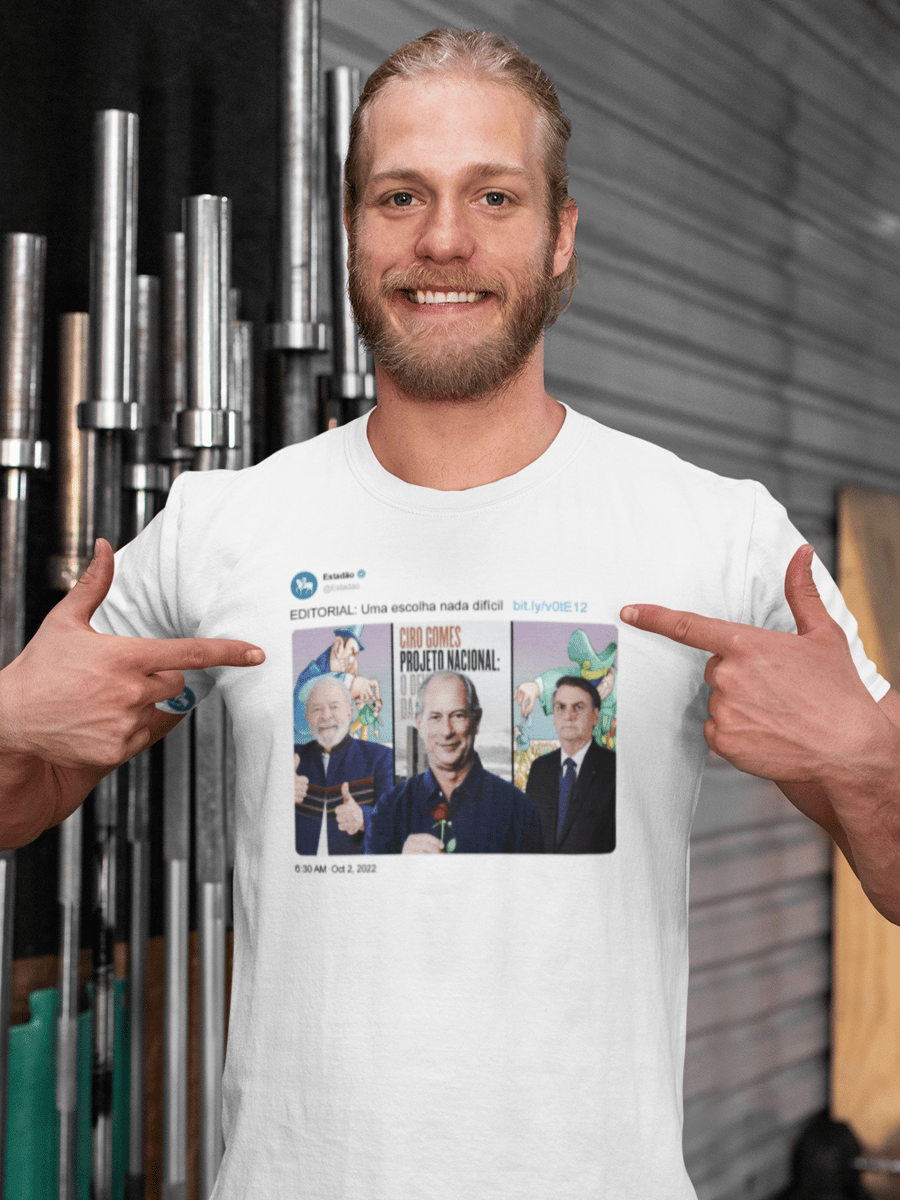 Nome do produto: Camiseta Uma escolha nada difícil (Versão 1)