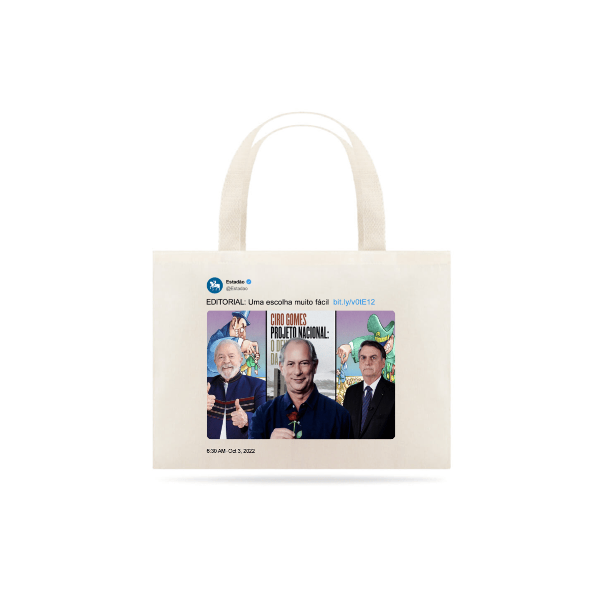 Nome do produto: Ecobag Uma escolha nada difícil