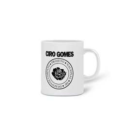 Nome do produto  Caneca Ciro Gomes (Ramones)