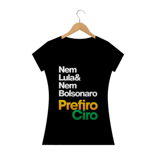 Camiseta Nem Lula & Nem Bolsonaro