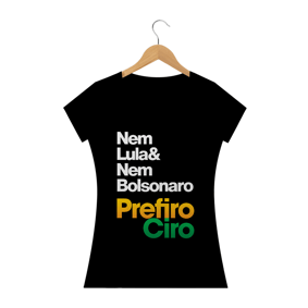 Nome do produto  Camiseta Nem Lula & Nem Bolsonaro