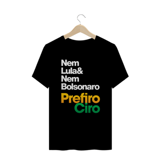 Camiseta Nem Lula & Nem Bolsonaro