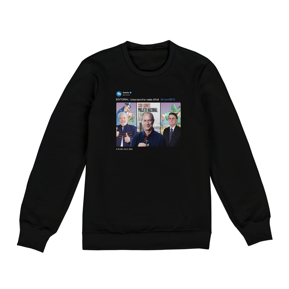 Nome do produto: Moletom Uma escolha nada difícil