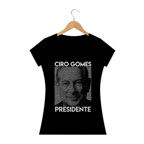 Nome do produto  Camiseta Feminina Ciro Gomes - Perfil