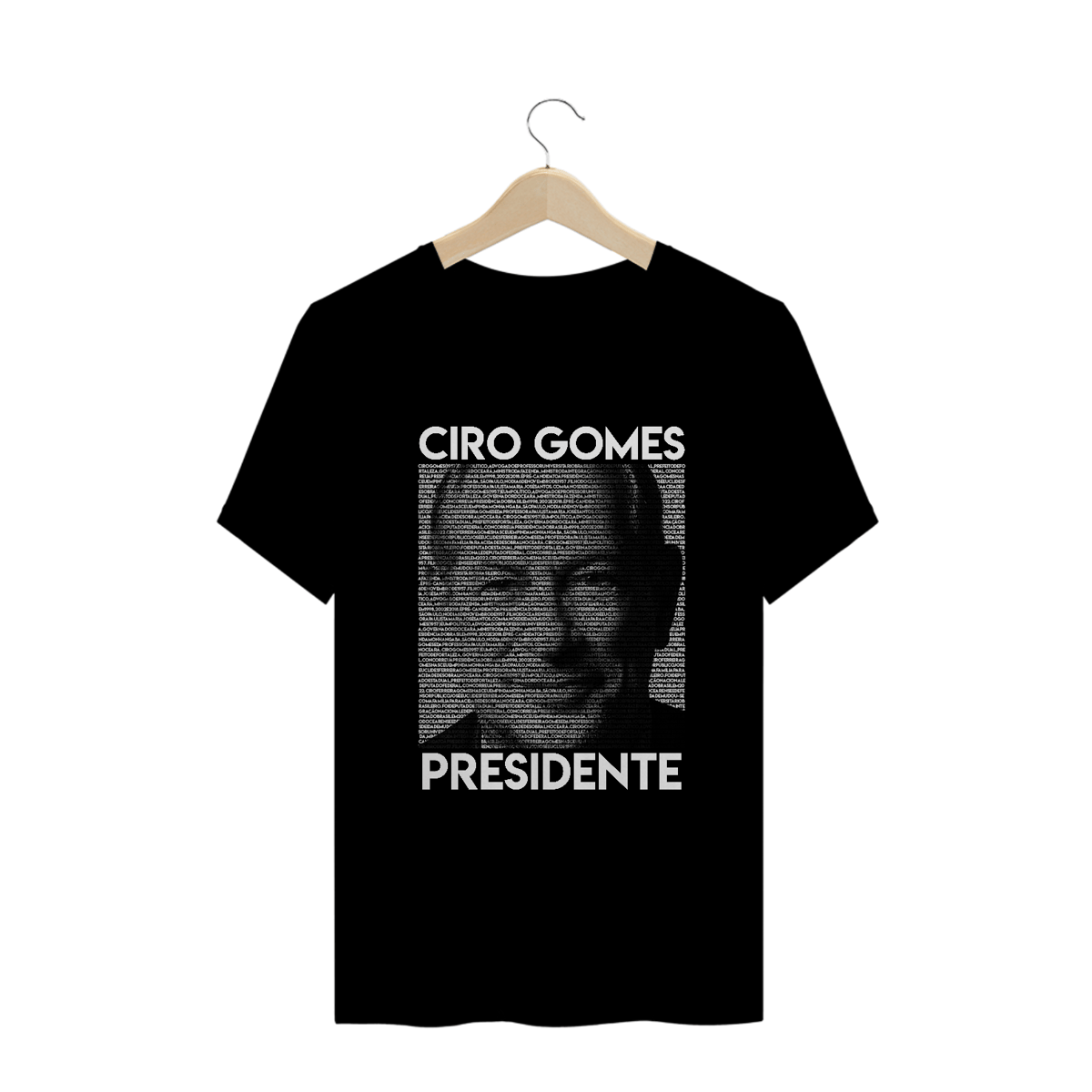 Nome do produto: Camiseta Plus Size Ciro Gomes - Perfil