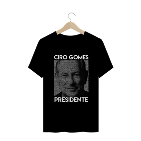 Nome do produto  Camiseta Plus Size Ciro Gomes - Perfil