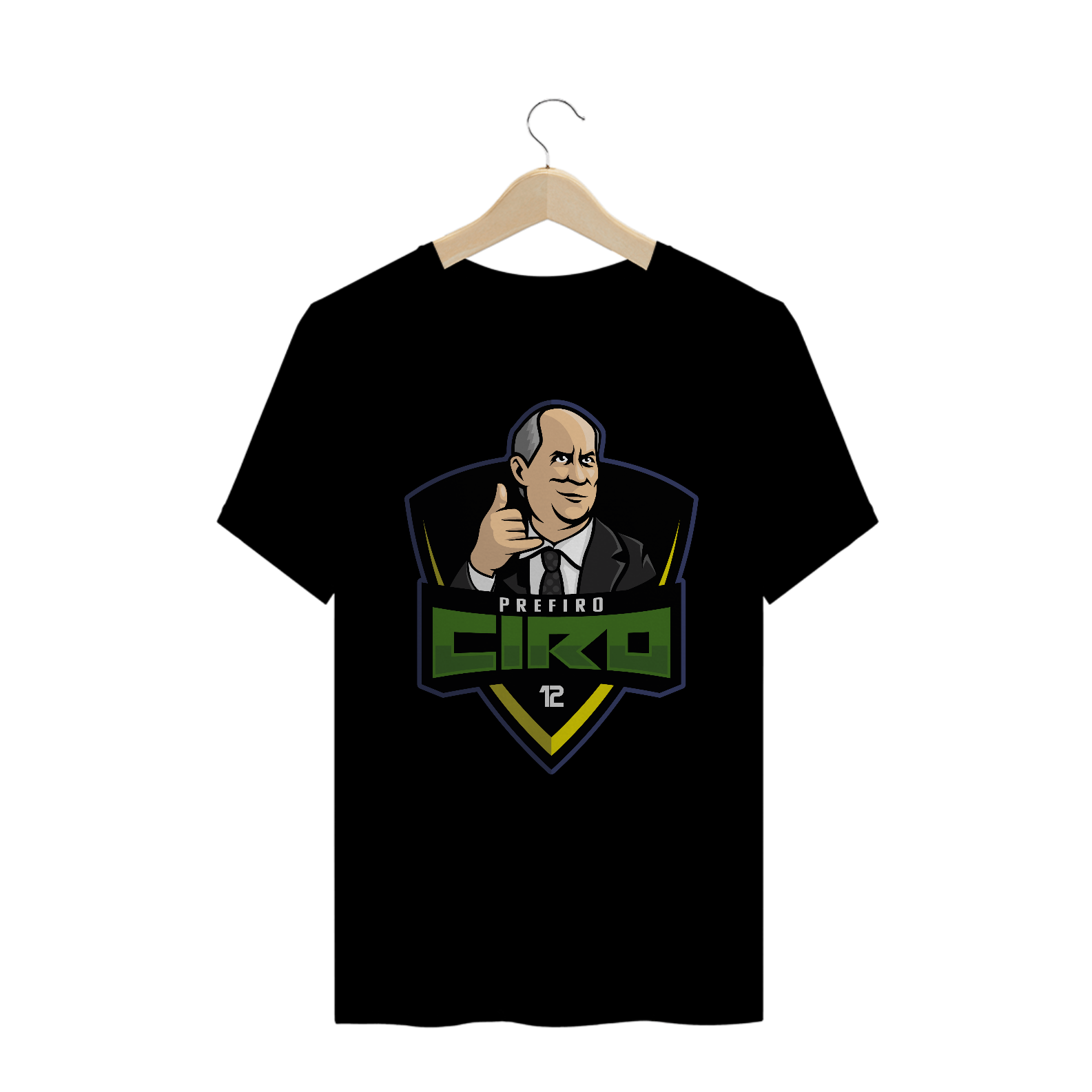 Camiseta Brasão Prefiro Ciro