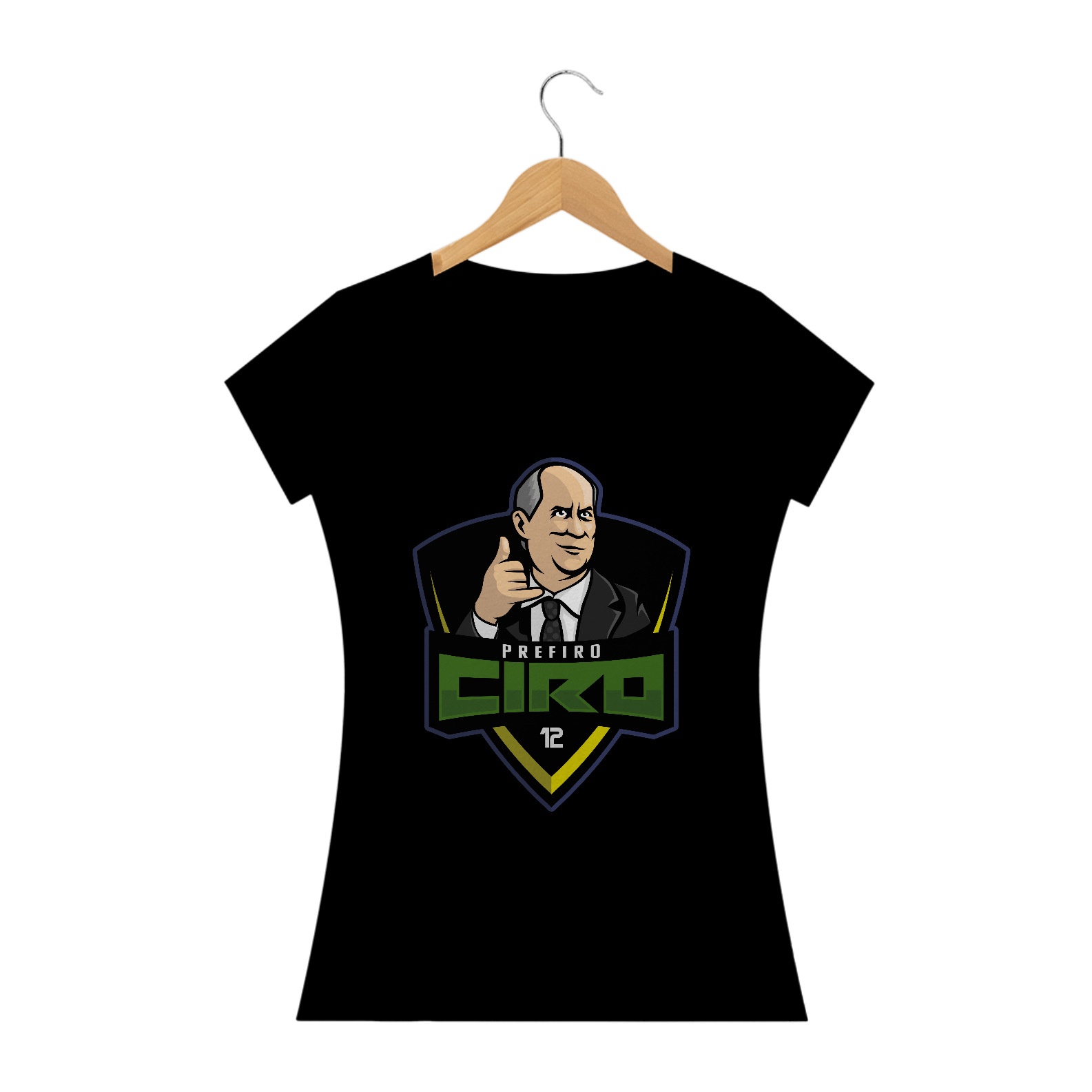 Camiseta Brasão Prefiro Ciro