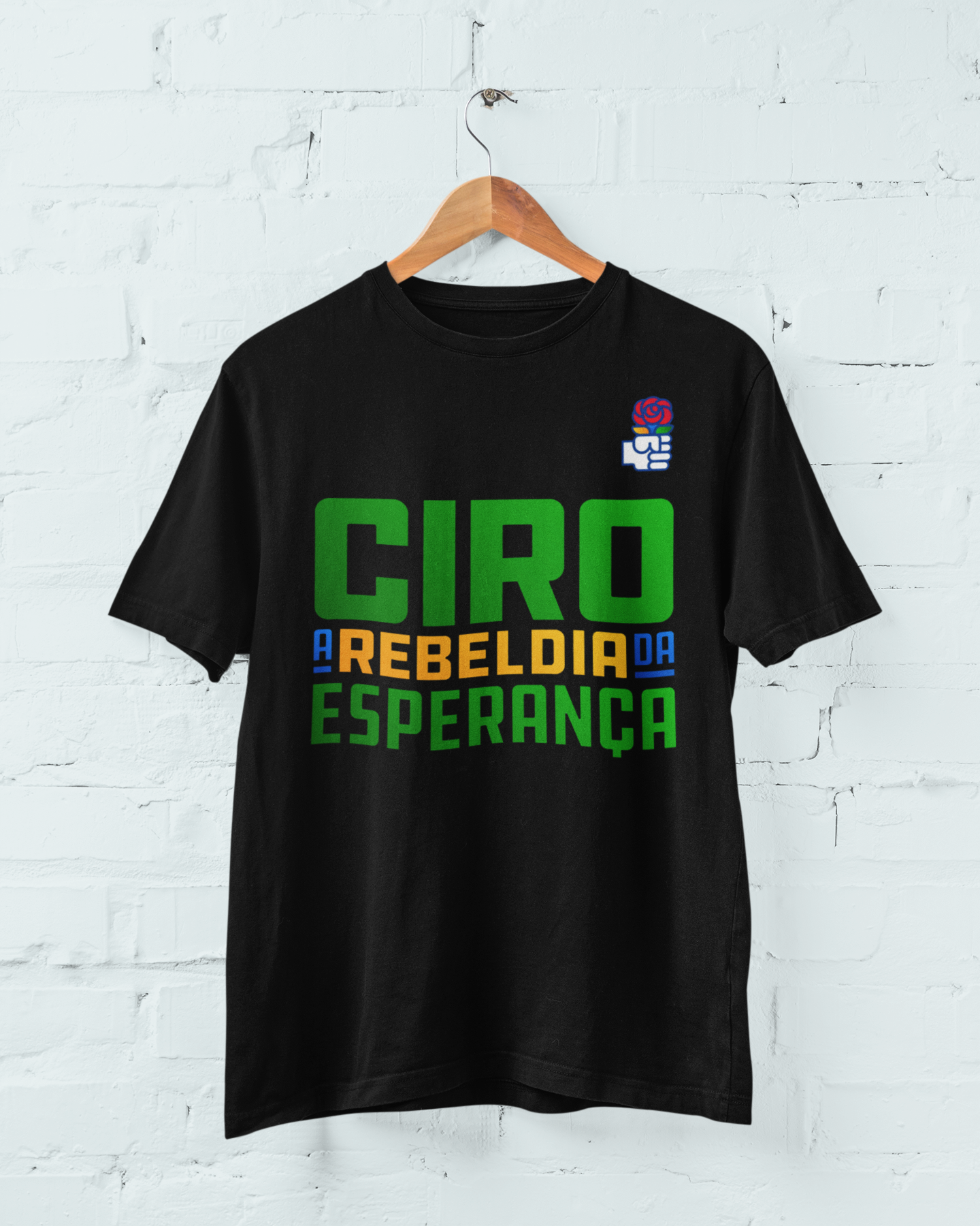 Camiseta A Rebeldia da Esperança