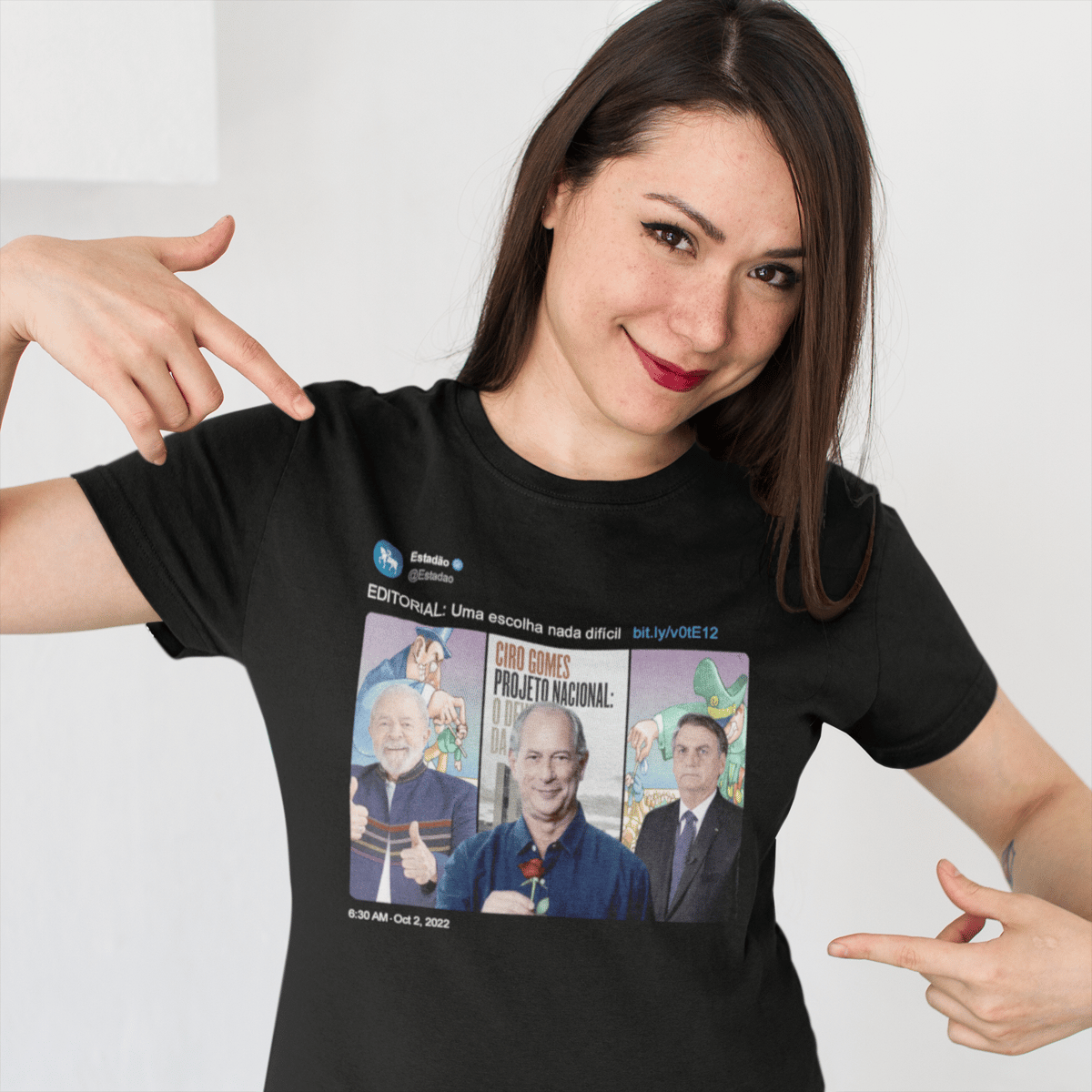 Nome do produto: Camiseta Uma escolha nada difícil (Versão 2)