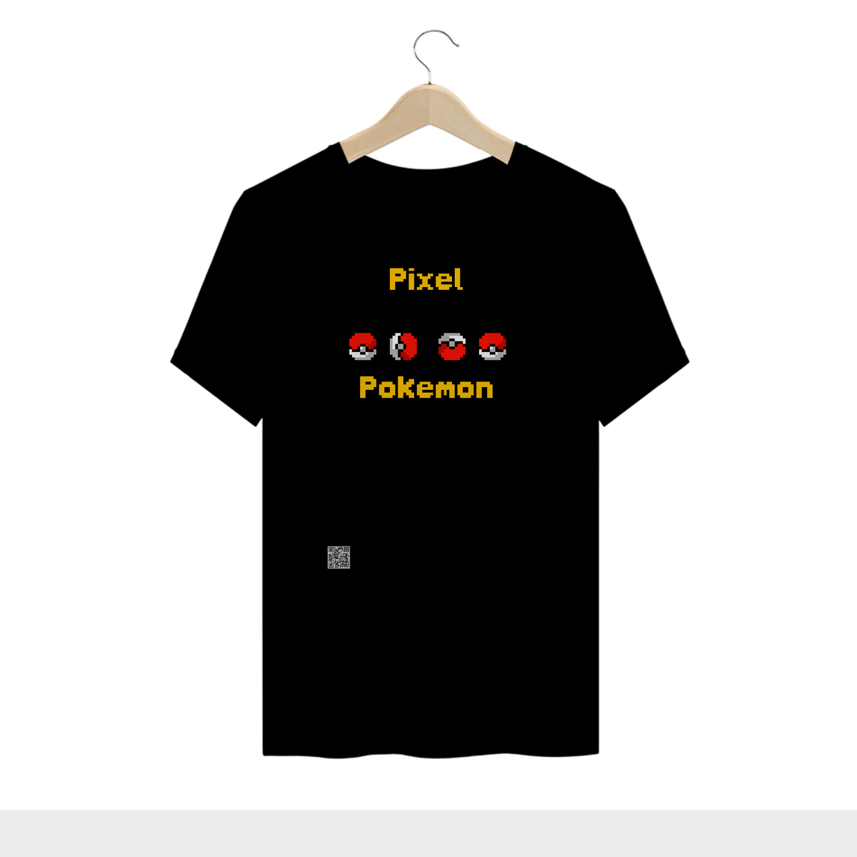 Nome do produto: Camiseta Pixel Pokébola 