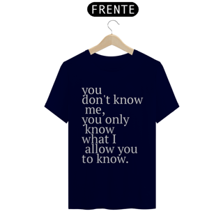 Nome do produto FRASES - You dont