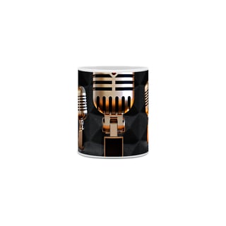 Nome do produto Caneca Microfone Vintage / Mug