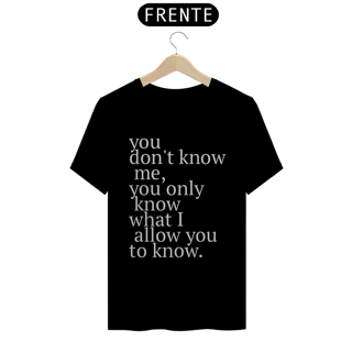 Nome do produto FRASES - You dont