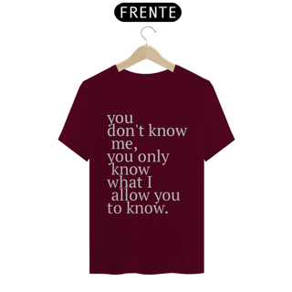 Nome do produto FRASES - You dont