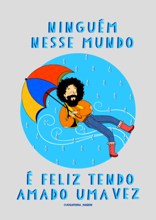 Nome do produto Pôster Raul Seixas - medo de chuva